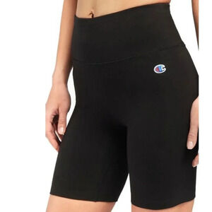 Champion Black 7” Everyday Biker Shorts NEW Size S